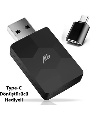 Sbusshop Ally Kablosuz Car Play Adaptörü Apple ve Android Cihazlar Için Wireless Carplay ? - SB001M-4AI1H