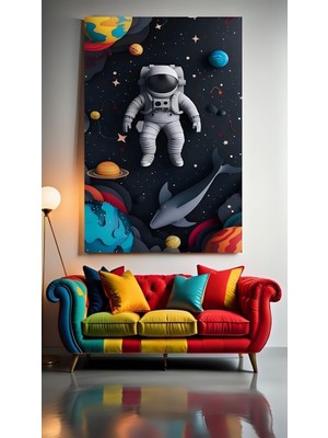 Özkacar Group Çocuk Odası Tasarımları V2 Ev Duvar Salon Güzellik Salonu Ofis Dükkan Dekorasyon Kanvas Tablo