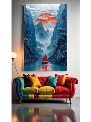 Özkacar Group Çocuk Odası Tasarımları V6 Ev Duvar Salon Güzellik Salonu Ofis Dükkan Dekorasyon Kanvas Tablo