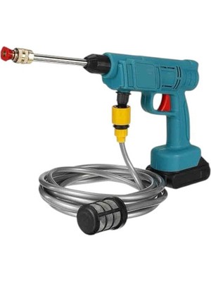 Bi Seyyar Şarjlı Araç Yıkama Mavi