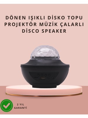 DecoTech Sesle Aktive Olabilen Uzaktan Kumandalı Ayarlanabilir Galaxy Gece Lambası (55476)