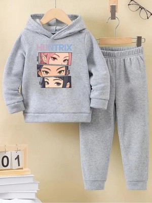 Machi Kışlık Kız Çocuk Eşofman Takımı Huntrix 5 6 7 8 9 10 11 12 Yaş