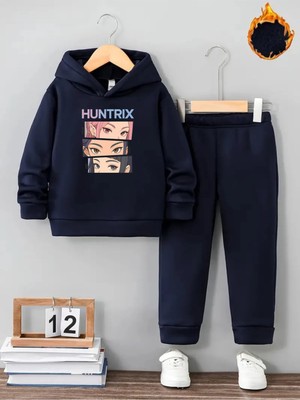 Machi Kışlık Kız Çocuk Eşofman Takımı Huntrix 5 6 7 8 9 10 11 12 Yaş