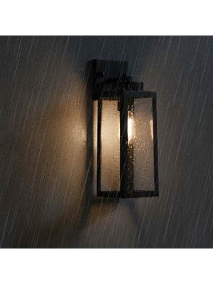 Ottolamp Alüminyum Dış Mekan Duvar Apliği IP44 Şeffaf Akrilik