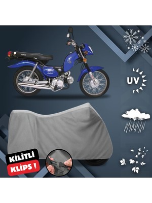 ULTRASHOP Kanuni Zebra 90  Su Geçirmez Motosiklet Brandası Dış Mekan Motosiklet Örtüsü