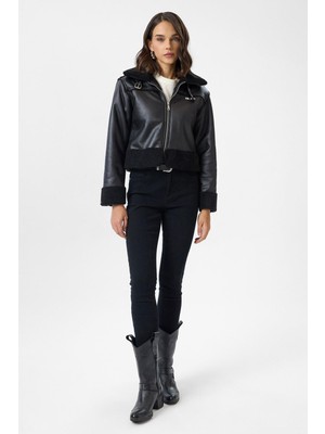 Tiffany & Tomato Arma Detaylı Peluş Mont