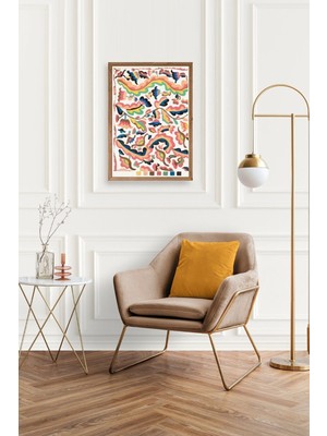 Marsilyan Etna Wiswall Ahşap Çerçeveli Tablo 50 x 70