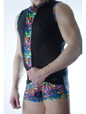 Marsilyan Erkek Transparan Renki Atlet Boxer Takımı