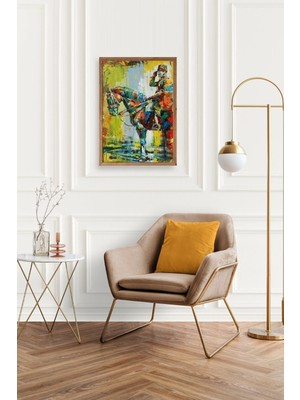 Marsilyan Atatürk Ahşap Çerçeveli Tablo 30 x 42