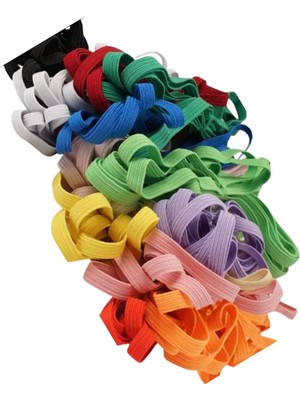 Çamaşır Lastiği Düz 1 cm  1 Metre Ekru