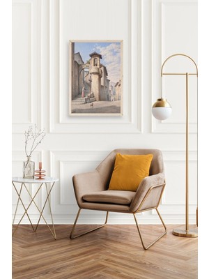 Marsilyan Street In Subiaco Ahşap Çerçeveli Tablo 30 x 42