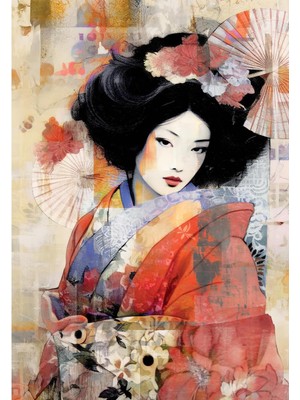 Puzzle - Geyşa / 500 Parça Puzzle, #3631