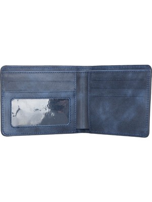 Gp Iguana Pier Deri Erkek Cüzdan Rustik Mavi