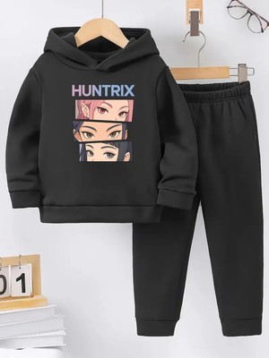 Machi Kışlık Kız Çocuk Eşofman Takımı Huntrix 5 6 7 8 9 10 11 12 Yaş