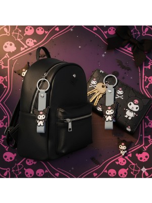 Gifi Kuromi & Hello Kitty Lisanslı Silikon Çanta Süsü Anahtarlık