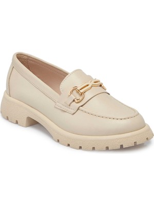 Tergan Bej Hakiki Deri Kadın Makosen - K25S1AY68175-A25