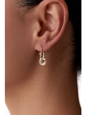 Oroline Kuyumculuk 14 Ayar Altın Kadın Göçmen Küpe