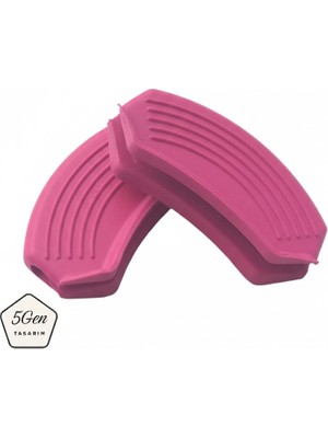 5gen Tasarım Tava ve Tencereler Için Uyumlu Isıya Dayanıklı Silikon Tutacak Set (1 Set 2 Adettir)