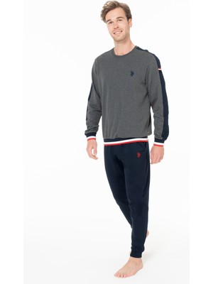 U.s. Polo Assn. U.s. Polo Assn. Erkek Antrasit Melanj Ev Giyim-Antrasit Melanj-S