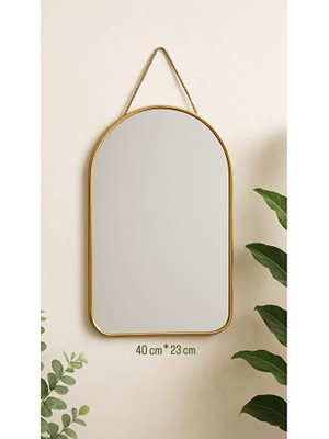 TD Gold Çerçeve Dekoratif Ayna 40*23 cm