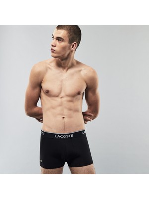 Lacoste Erkek 3'lü Renkli Boxer 5H3389 Nua