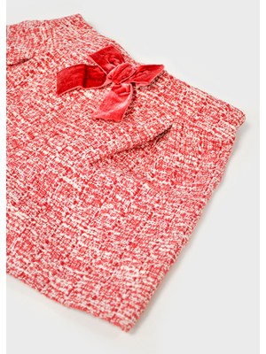 Mayoral Kırmızı Kız Çocuk Fiyonklu Şort 4224