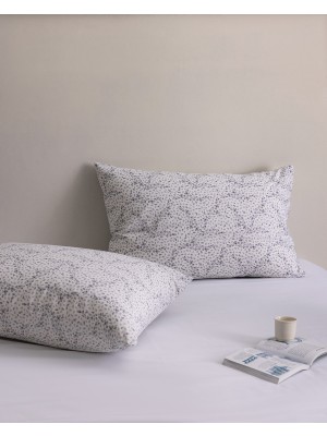Madame Coco Octave %100 Pamuk Ranforce 2'li Yastık Kılıfı - Gri - 50X70 cm