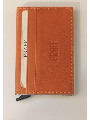 Praff 010923  Unisex Hakiki Deri Mekanizmalı Kartlık