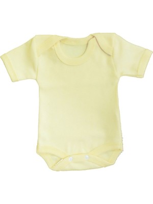 Sema Baby Yarım Kol Badi (Body) 0-3 Ay - Sarı