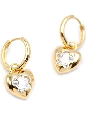 Royaleks Kalp Küpe - Altın