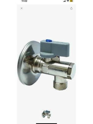 Yapı Kalite Eca 1/2 Filtreli Ara Musluk Kısa Tip 3/8 Çıkış Ağızlı (Rozet Dahil) 602111043