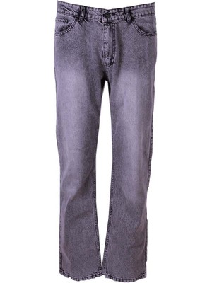 Trender Relax Gri Erkek Jean Pantolon 7505