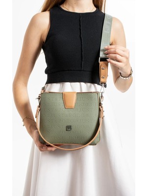 Just Polo Orta Boy Klasik Spor Model 2 Askılı Kadın Omuz Çantası 234059MH