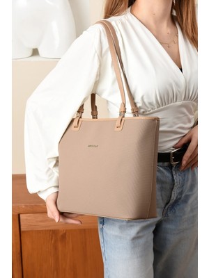 Just Polo Kadın Orijinal Just Polo Yeni Sezon Büyük Boy Lüks El Çantası Shopper Ebat : 25 x 30 cm