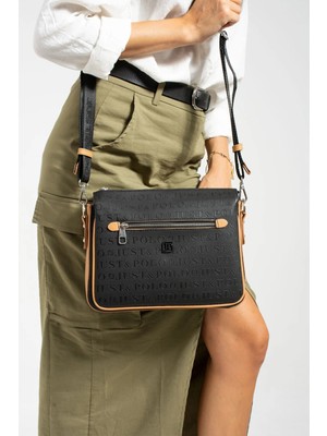 Just Polo Kadın Baskılı Omuz Çantası Shopper