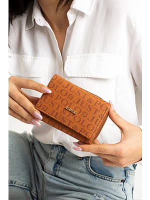 Just Polo Kadın Bol Kartlık ve Kağıt Para Bölmeli Bölmeli Fermuarlı & Kapaklı Cüzdan Shopper