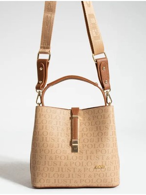 Just Polo Kadın Orijinal Just Polo 4 Bölmeli Lüks El & Omuz Çantası Shoulder Bag Ebat: 25X25 cm