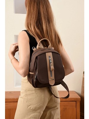 Just Polo Kadın Orta Boy Ayarlanabilir Askılı Şık Lakost Sırt Çantası Shopper
