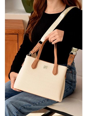 Just Polo Kadın Günlük Kullanıma Uygun Ayarlanabilir Askılı Lüks El ve Omuz Çantası Shoulder Bag Shopper