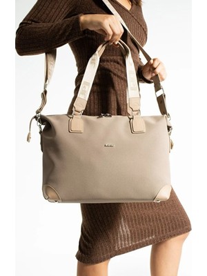 Just Polo Jp Polo Kadın Orijinal Büyük Boy El & Omuz Çantası Shopper Ebat : 33 x 40 cm