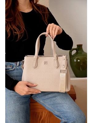 Just Polo Kadın Günlük Kullanıma Uygun Ayarlanabilir Askılı Lüks El ve Omuz Çantası Shoulder Bag Shopper