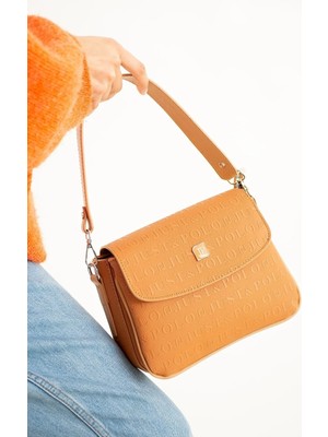 Just Polo Kadın Kabartma Desenli El ve Omuz Çantası 234073MH