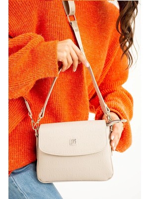 Just Polo Kadın Kabartma Desenli El ve Omuz Çantası 234073MH