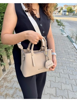 Just Polo Kadın Orijinal Just Polo Yeni Sezon 3 Bölmeli Yumuşak Deri Şık El ve Omuz Çantası Shopper