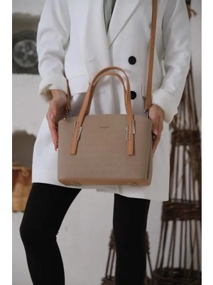 Just Polo Kadın Günlük Kullanıma Uygun Ayarlanabilir Askılı Lüks El ve Omuz Çantası Shopper