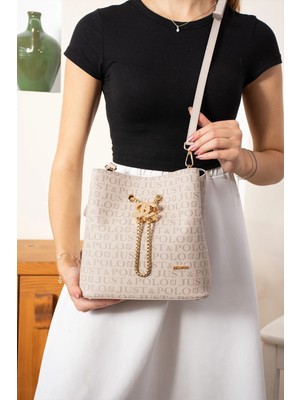 Just Polo Kadın Orta Boy Ayarlanabilir Askılı El ve Omuz Çantası Ebat: 22 x 23 cm Shopper