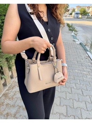 Just Polo Kadın Orta Boy Ayarlanabilir Askılı Lüks El & Omuz Çantası Shoulder Bag Ebat : 28 x 20 cm