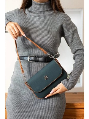 Just Polo Jp Polo Kadın Orijinal 5 Gözlü El & Omuz Çantası Ebat : 23 x 14 cm