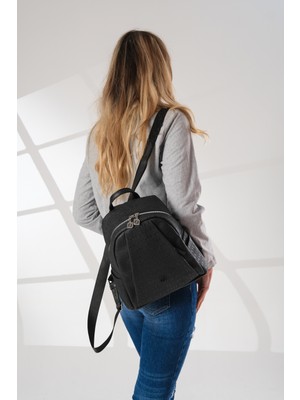 Just Polo Kadın 9 Bölmeli Büyük Boy Sırt Yıkamalı Çantası