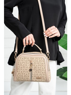 Just Polo Orta Boy Kadın Kadın Omuz Çantası Orijinal Just Polo Shopper